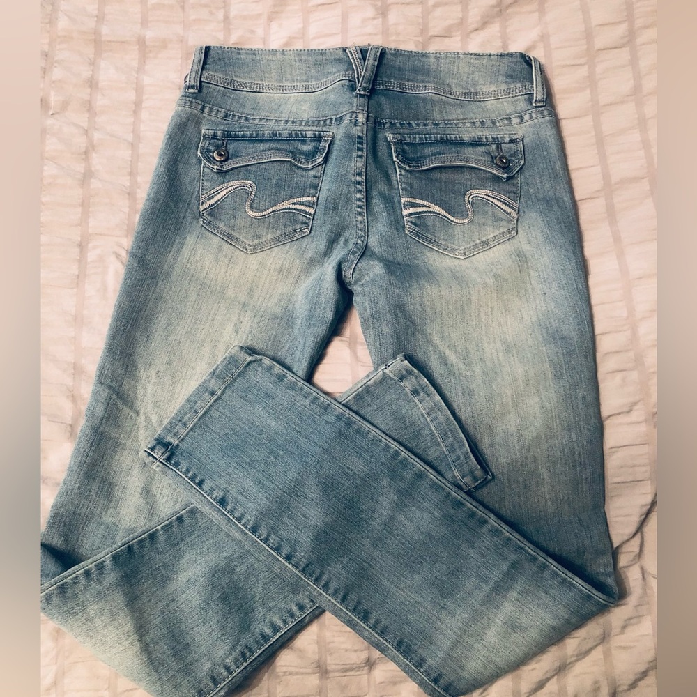 Blue Asphalt Skinny Jeans